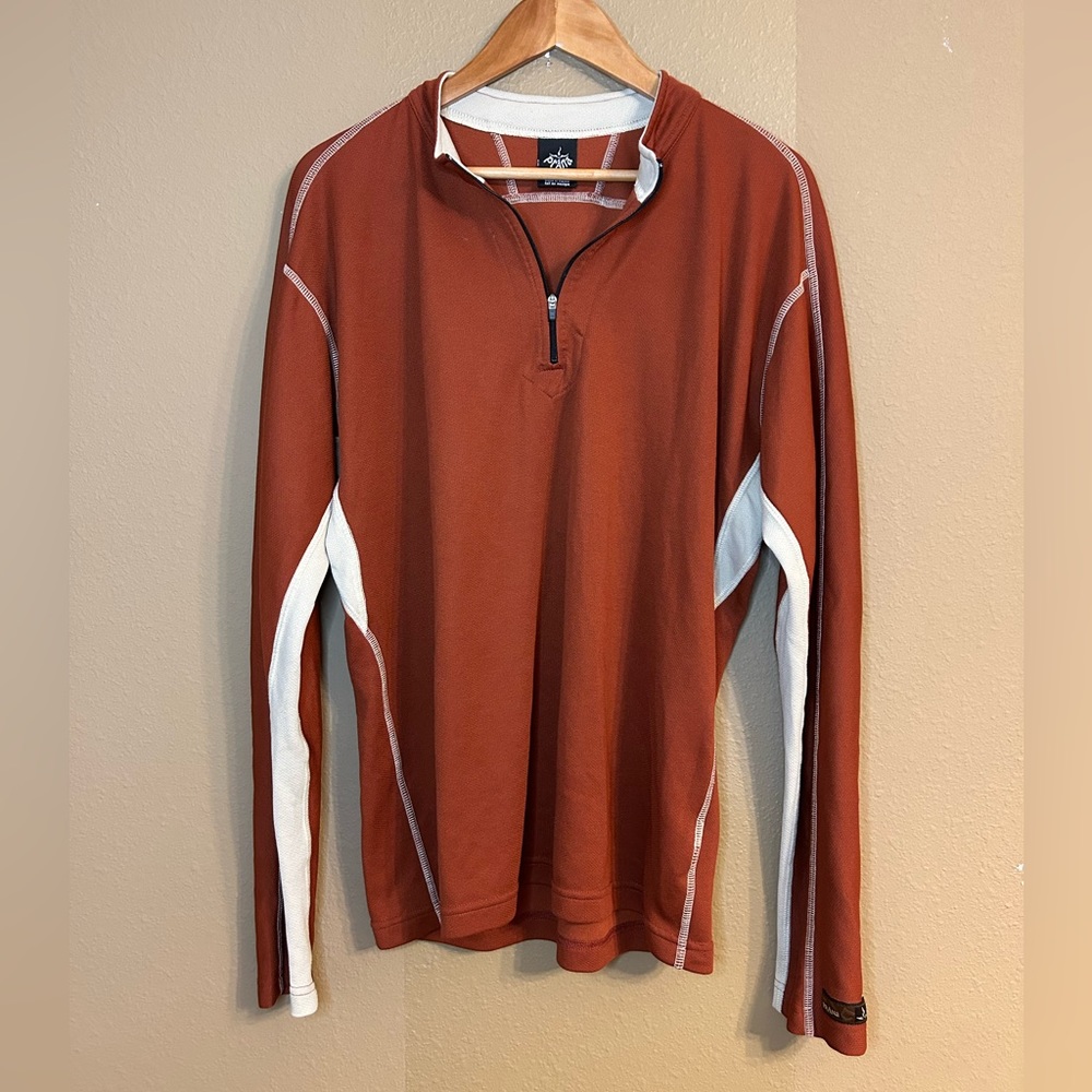 Men’s PrAna Quarter Zip Pullover Long Sleeve Size XL